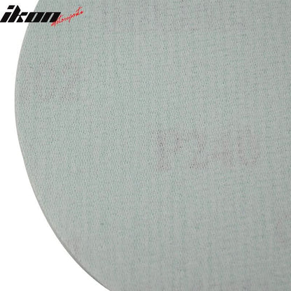 10PC 5in 127mm 240 Grit Auto Sanding Disc Sandpaper Sheets Sand Paper