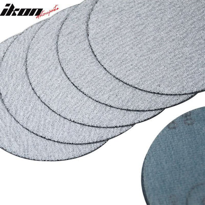10PC 5in 127mm 100 Grit Auto Sanding Disc Sandpaper Sheets Sand Paper