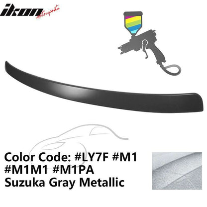 2009-2014 Audi A4 Quattro B8 Sedan 4Door Painted ABS Rear Roof Spoiler