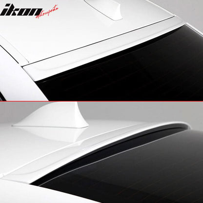 2011-2016 BMW F10 5 Series Sedan 3D Style Roof Spoiler ABS