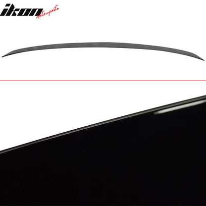 Fits 07-13 W221 Trunk Spoiler & L Type Roof Wing #040 Black