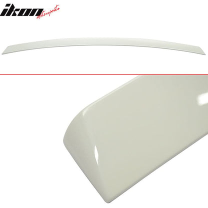 2010-2016 Benz W212 #650 White AMG Trunk Spoiler & OE Roof Wing ABS