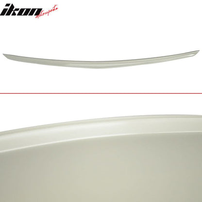 2010-2016 Benz W212 #650 White AMG Trunk Spoiler & OE Roof Wing ABS