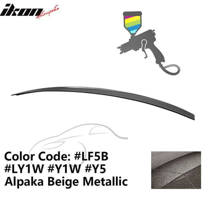 2009-2014 Audi A4 Quattro B8 4Door Painted ABS Trunk Spoiler Wing