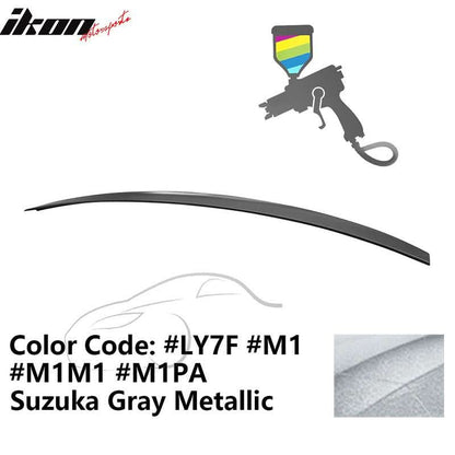 2009-2014 Audi A4 Quattro B8 4Door Painted ABS Trunk Spoiler Wing