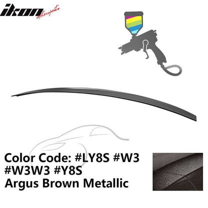 2009-2014 Audi A4 Quattro B8 4Door Painted ABS Trunk Spoiler Wing