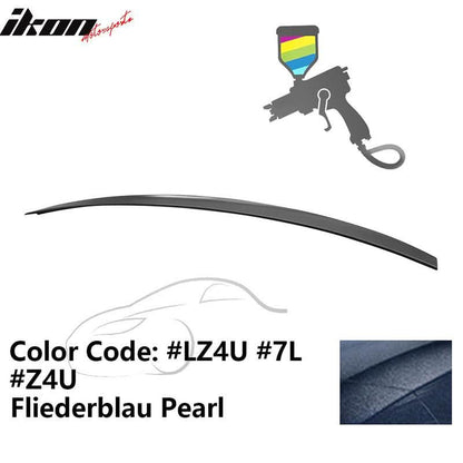 2009-2014 Audi A4 Quattro B8 4Door Painted ABS Trunk Spoiler Wing