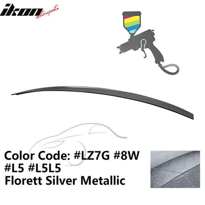 2009-2014 Audi A4 Quattro B8 4Door Painted ABS Trunk Spoiler Wing