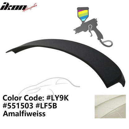 2012-2014 Audi A6 C7 Sedan 4Dr D Style Painted ABS Trunk Spoiler Wing