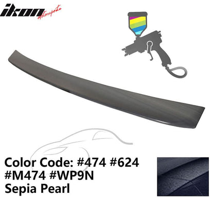 2000-2006 BMW E53 X5 SUV Euro Style Black Rear Roof Window Spoiler ABS