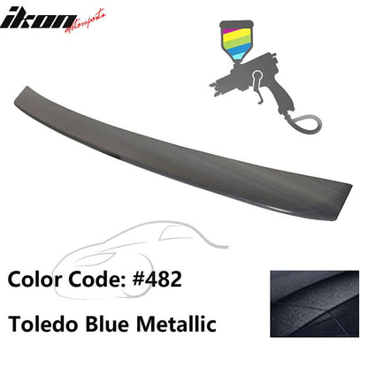 2000-2006 BMW E53 X5 SUV Euro Style Black Rear Roof Window Spoiler ABS