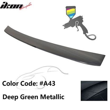 2000-2006 BMW E53 X5 SUV Euro Style Black Rear Roof Window Spoiler ABS