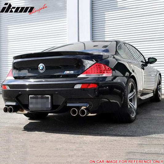 2004-2008 BMW E63 6 Series Coupe V Style Trunk Spoiler ABS
