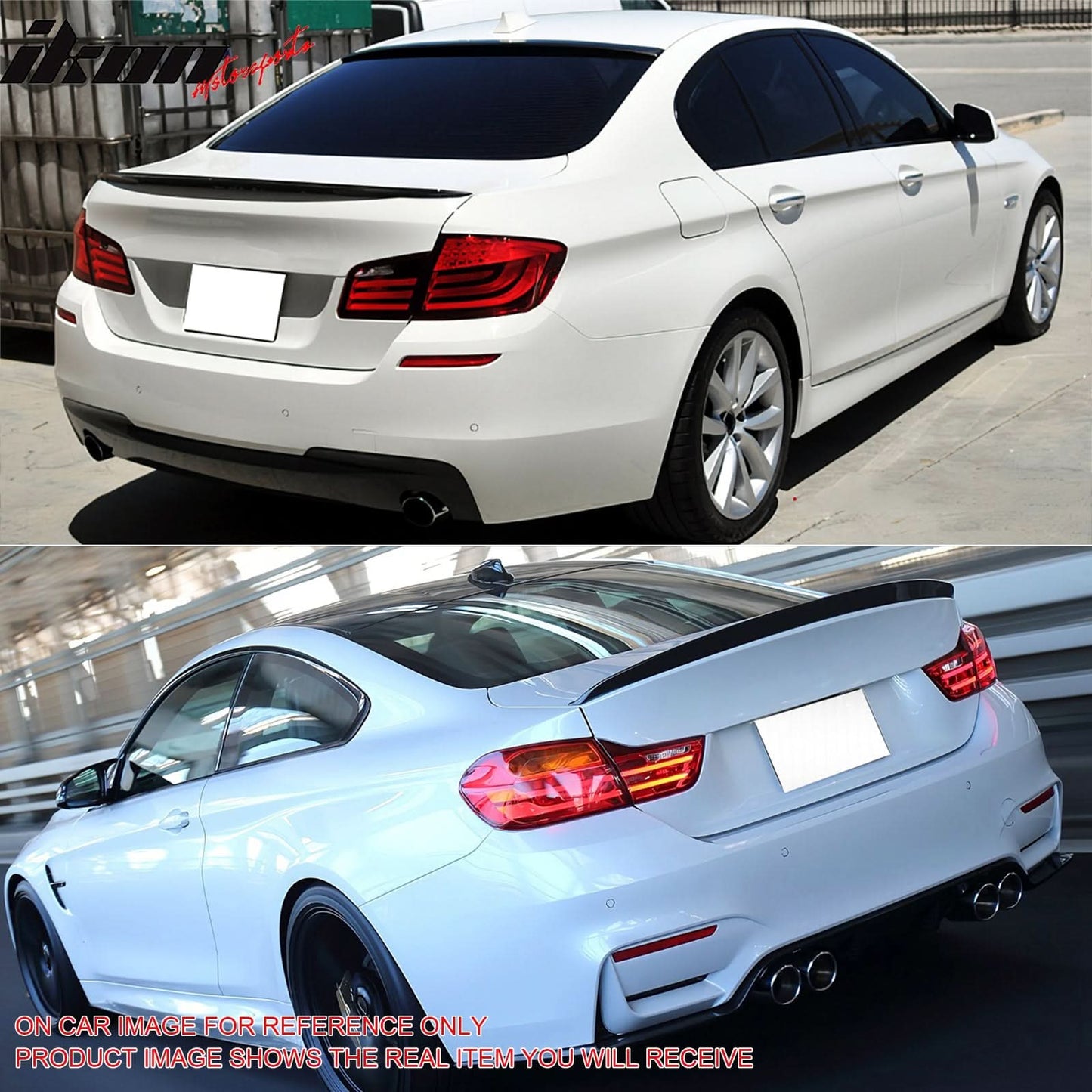 2011-2016 BMW F10 5 Series Sedan M5 Style Trunk Spoiler ABS