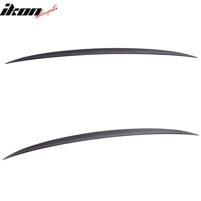 2012-2018 BMW 3-Series F30 Performance #668 Black Trunk Spoiler ABS