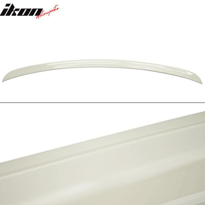 2003-2009 Benz W211 Rear Trunk Spoiler Painted #650 Arctic White