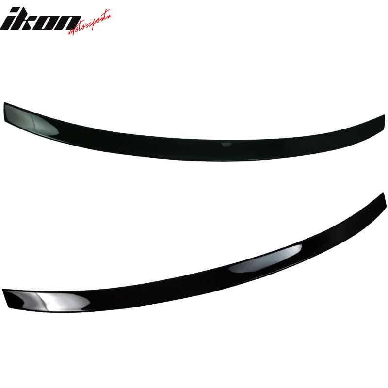 2009-2012 Audi A4 B8 RS Style #LZ9Y Black Rear Trunk Spoiler Wing ABS