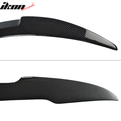 2007-2013 BMW E82 1 Series Coupe M4 Style Trunk Spoiler Wing Matte CF