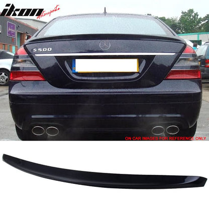 2007-2013 Benz S-Class W221 4Door AMG Style Rear Trunk Spoiler ABS