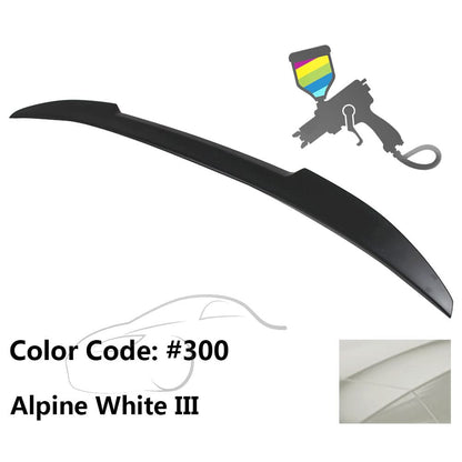 2011-2016 BMW F10 5 Series Sedan M4 Style Trunk Spoiler ABS