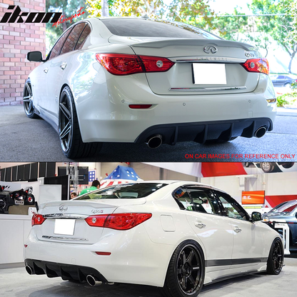 2014-2024 Infiniti Q50 Sedan OE Trunk Spoiler ABS
