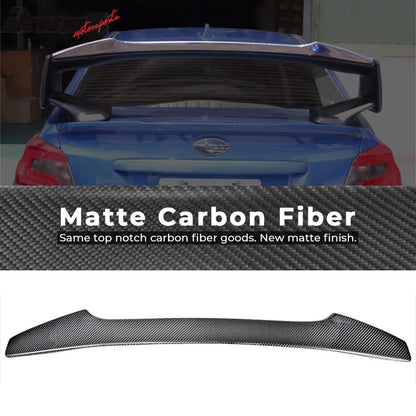 2015-2021 Subaru WRX STI Sedan 4Dr Carbon Fiber CF Trunk Spoiler Wing