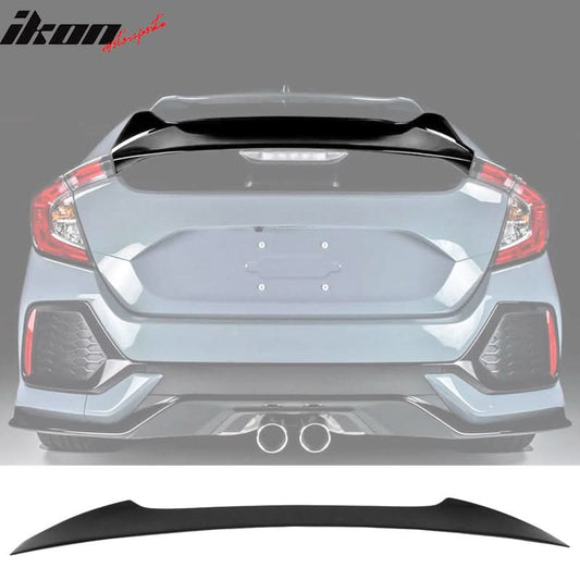 2017-2021 Honda Civic 5Dr V Style Painted #NH547 Trunk Spoiler ABS