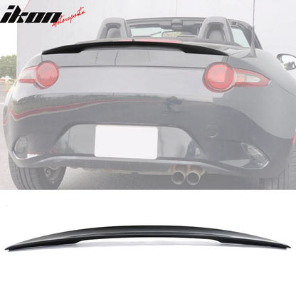 2016-2025 Mazda MX-5 Miata Performance Style Trunk Spoiler #A3F Black