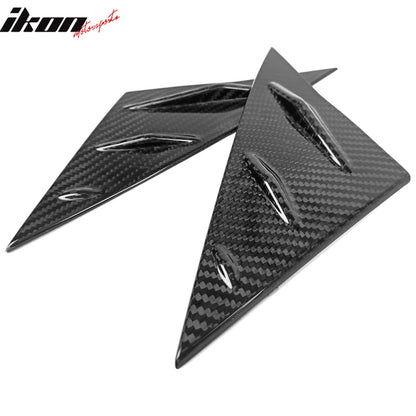 2017-2023 Tesla Model 3 Front Window Vent Carbon Fiber Louver Cover