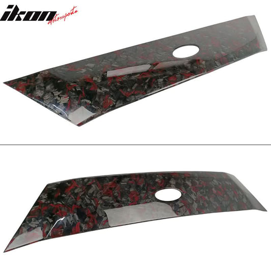 2018-2020 Ford Focus Hatchback Hood Cover Decor Scoop - Red Forged CF