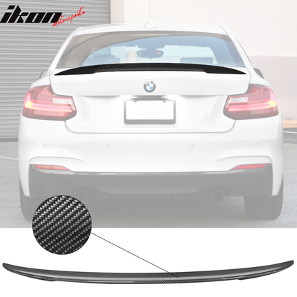 2014-2021Â BMW F22 High Kick P Style Trunk Spoiler Wing Carbon Fiber
