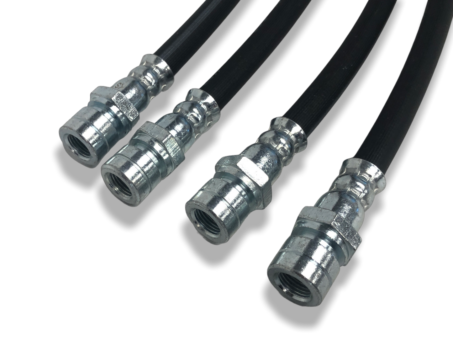 PMB Performance DirectFit Rubber Brake Lines - Set of 4 - 1964-68 Porsche 911/912