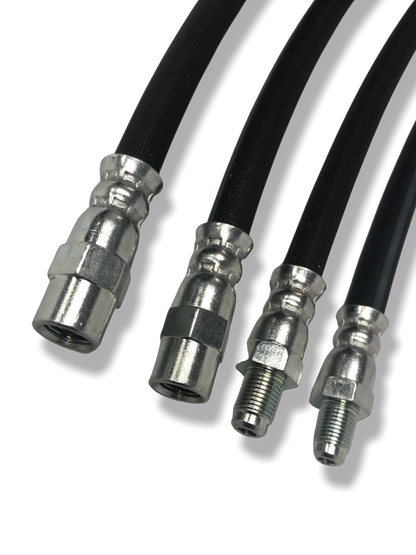 PMB Performance DirectFit Rubber Brake Lines - Set of 4 - 1964-68 Porsche 911/912