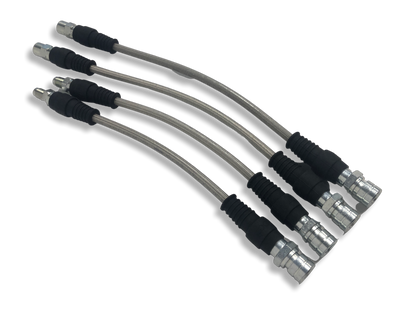 PMB Performance DirectFit Stainless-Steel Brake Lines - Set of 4 - 1964-68 Porsche 911/912