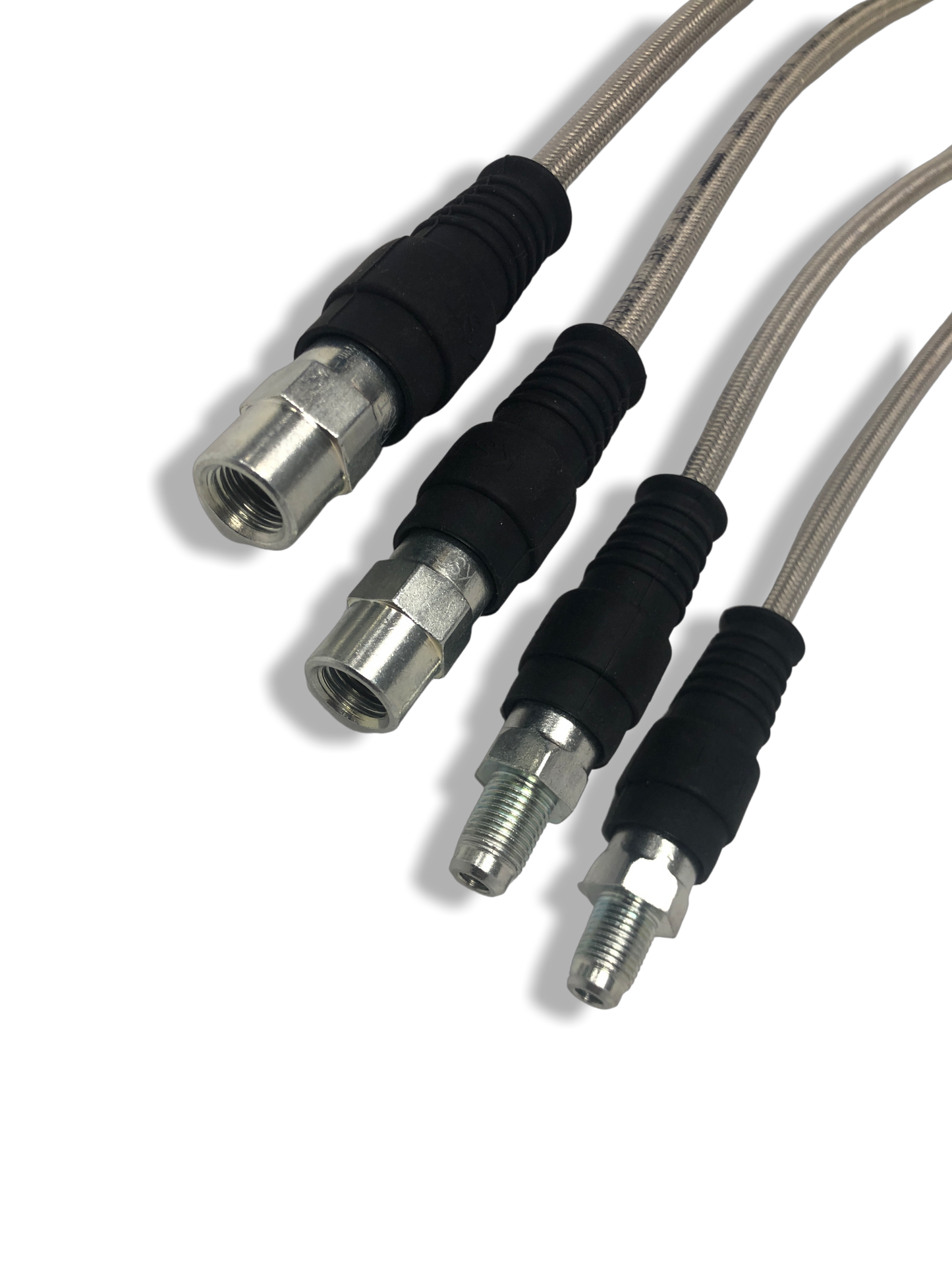 PMB Performance DirectFit Stainless-Steel Brake Lines - Set of 4 - 1964-68 Porsche 911/912