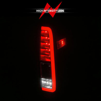 ANZO 2005-2021 Nissan Frontier LED Taillights Black Housing/Smoke Lens 311444