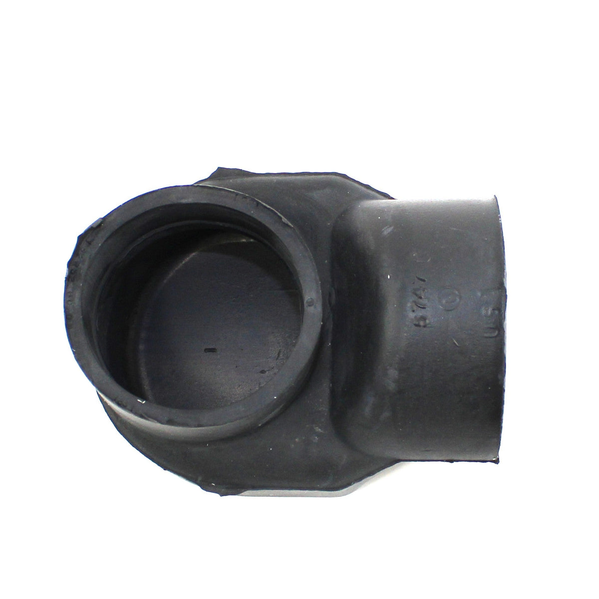 2.31" ID to 2.5" ID x 90 Degree Rubber Cobra Head Elbow