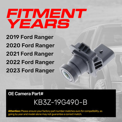 Ford Ranger (2019-2023) OEM Replacement Backup Camera OE Part # KB3Z-19G490-B
