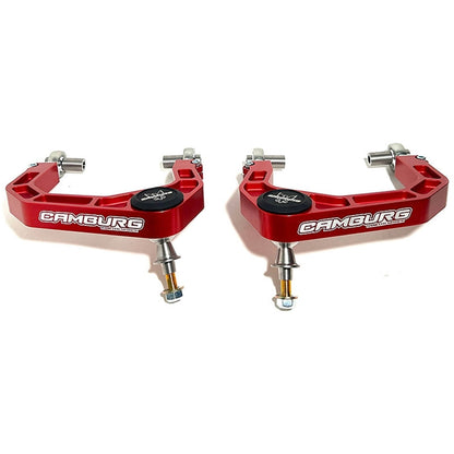 Camburg Ford Bronco 21-23 KINETIK V2 Performance Billet Uniball Upper Arms (Red) CAM-110214-RED