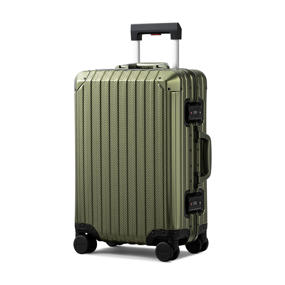 TREVA Aluminum Suitcase Army Green