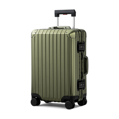 TREVA Aluminum Suitcase Army Green