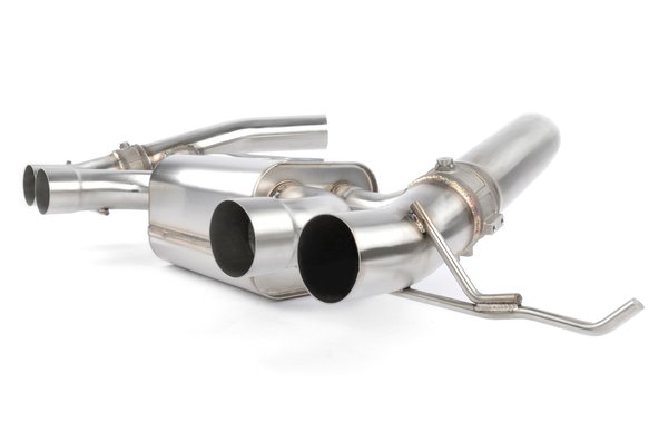 Dinan Valved Axle-Back Exhaust - 2023-2025 BMW M2 Stainless Steel - Polished Tips - G87
