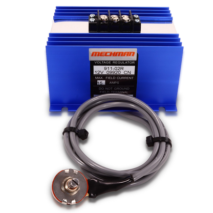 Mechman Adjustable External Voltage Regulator with 2 Pin Alternator Harness