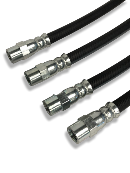 PMB Performance DirectFit Rubber Brake Lines - Set of 4 - 1969-83 Porsche 911/912