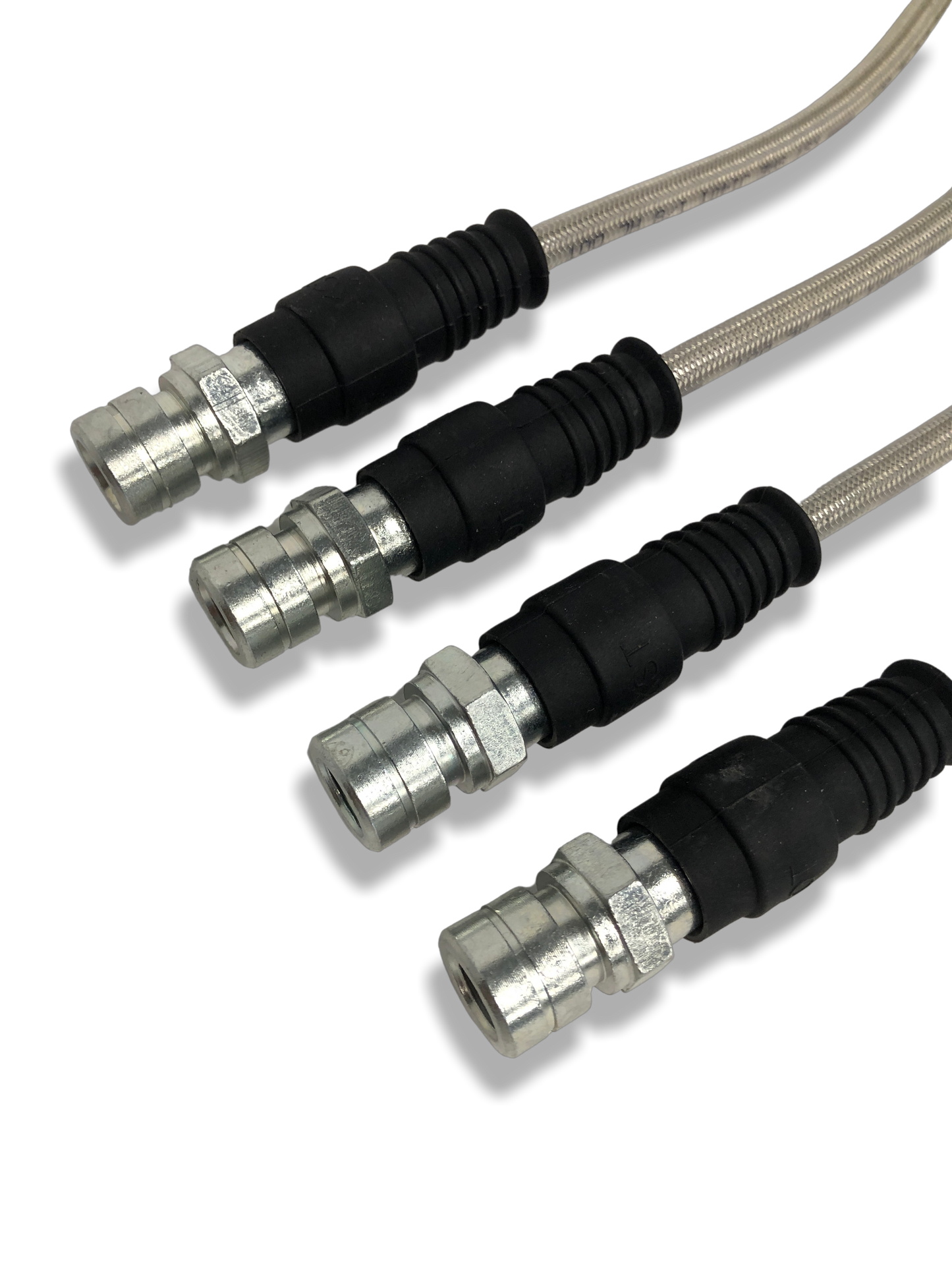 PMB Performance DirectFit Stainless-Steel Brake Lines - Set of 4 - 1969-83 Porsche 911/912