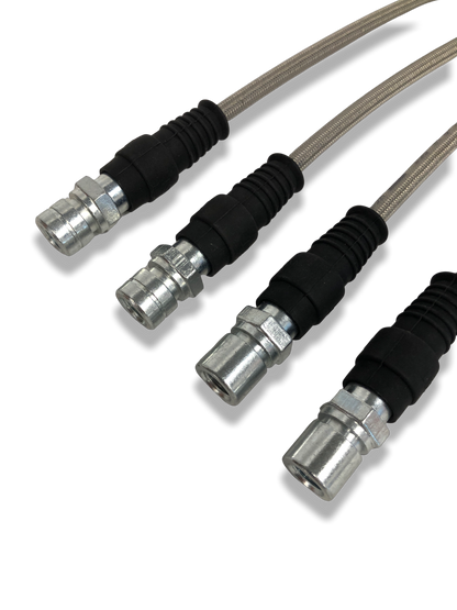 PMB Performance DirectFit Stainless-Steel Brake Lines - Set of 4 - 1984-89 Porsche 911