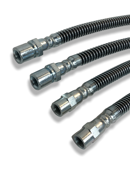 PMB Performance DirectFit Rubber Brake Lines - Set of 4 - 1989-94 Porsche 964