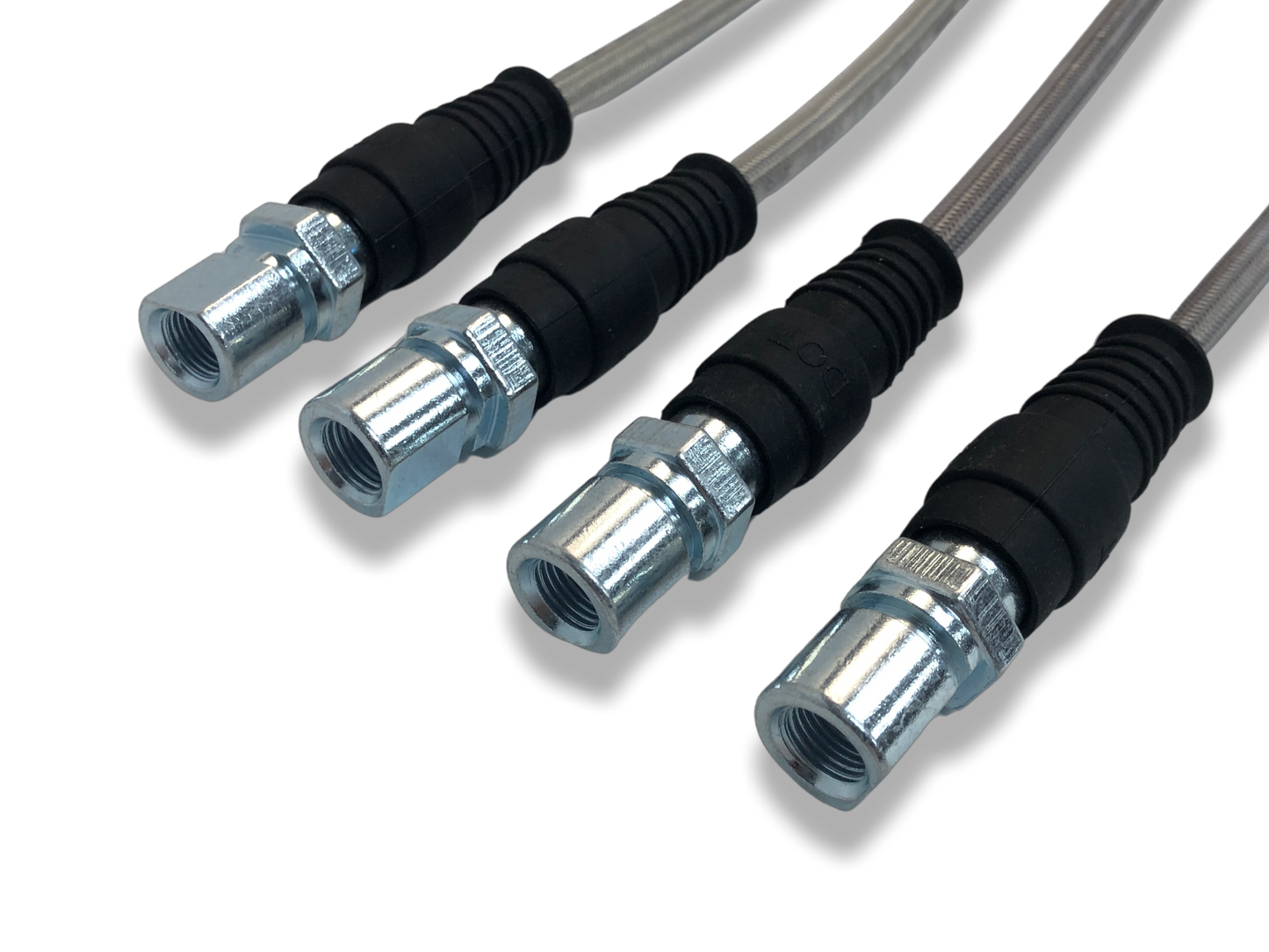 PMB Performance DirectFit Stainless-Steel Brake Lines - Set of 4 - 1989-94 Porsche 964