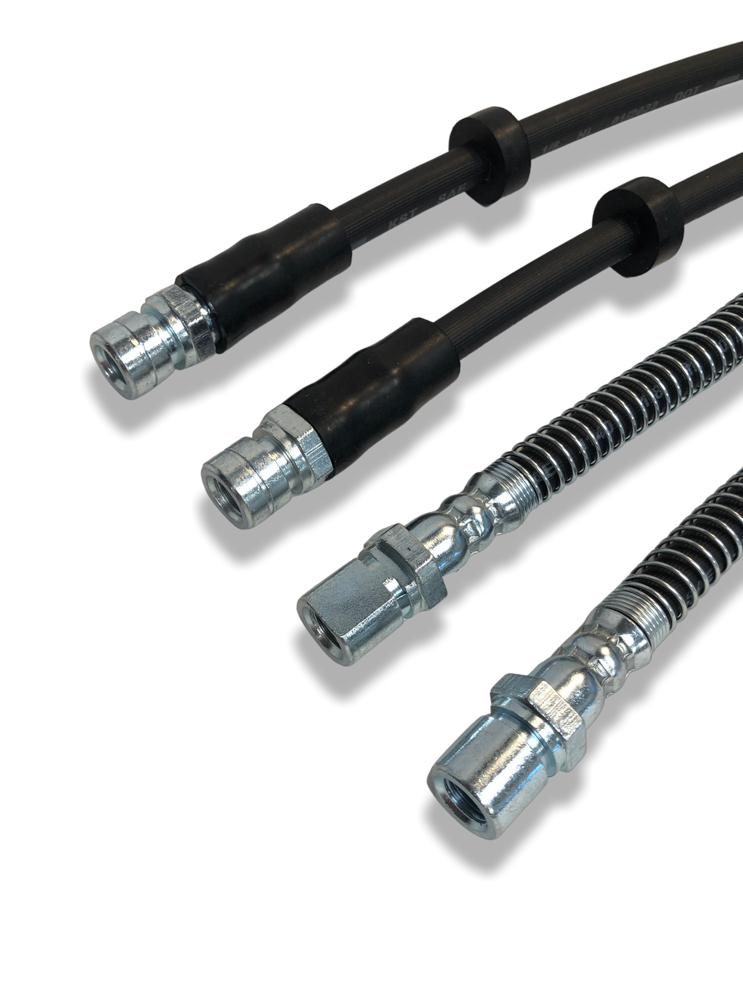PMB Performance DirectFit Rubber Brake Lines - Set of 4 - 1994-96 Porsche 993