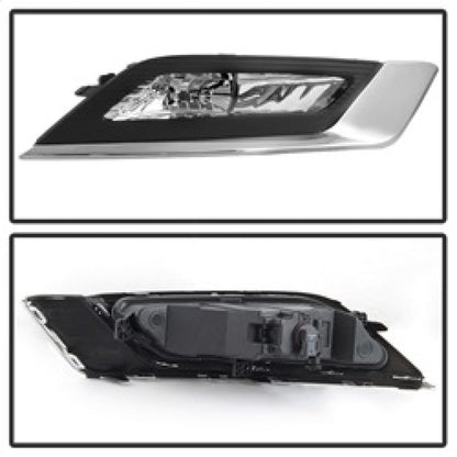 Spyder 17-18 Ford Fusion OEM Fog Lights w/ Switch & Cover - Clear (FL-FFUS17-C) 5085405